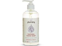 Puracy Natural Hand Soap, Lavender & Vanilla, 12 fl oz - thumbnail 1
