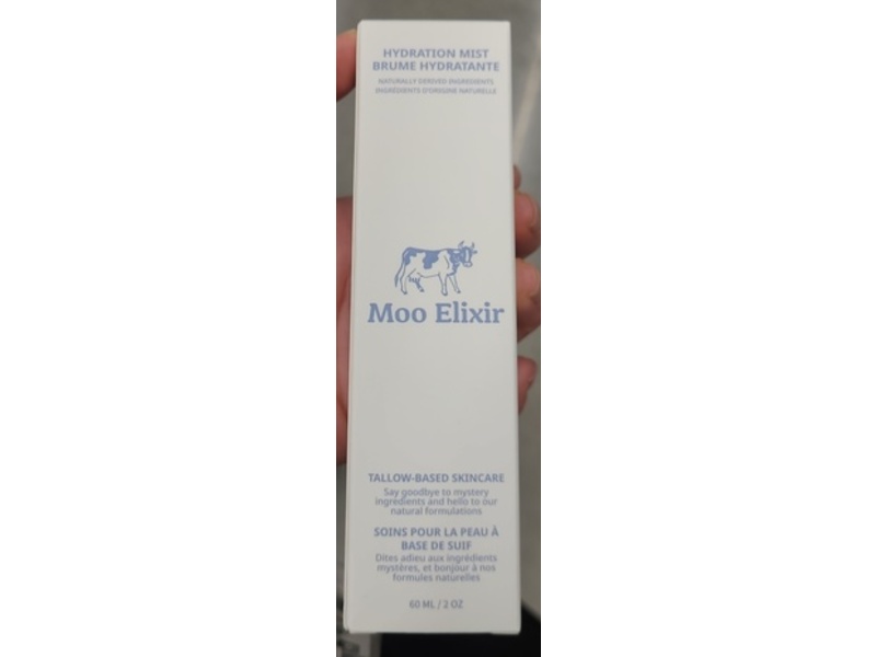 Moo Elixir Hydration Mist, 2 fl oz/60 mL