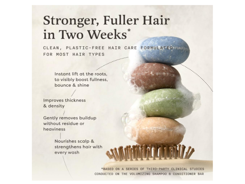 The Earthling Co. Shampoo Bar, Cool Breeze, 3.0 oz/85 g