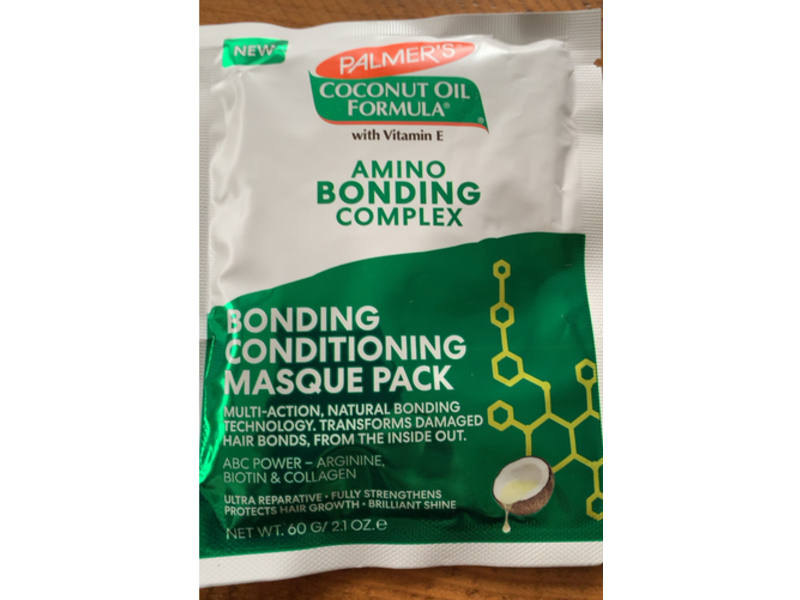 Palmer's Bonding Conditioning Masque Pack, Coconut Oil Formula,Vitamin E, 2.1 oz/60 g