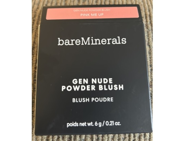 Bare Minerals Gen Nude Powder Blush, Pink Me Up, 0.21 oz/6 g