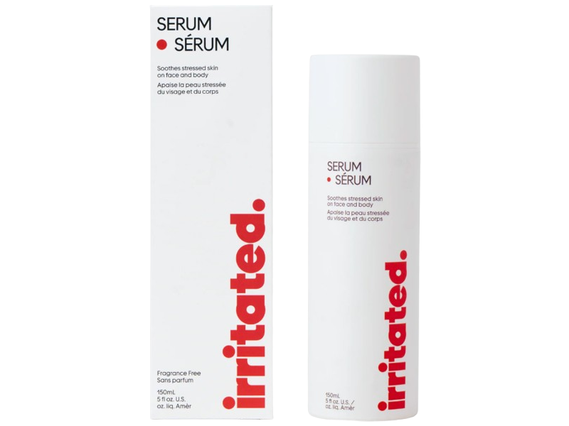 Irritated Face & Body Serum, Fragrance Free, 5 fl oz/150 mL