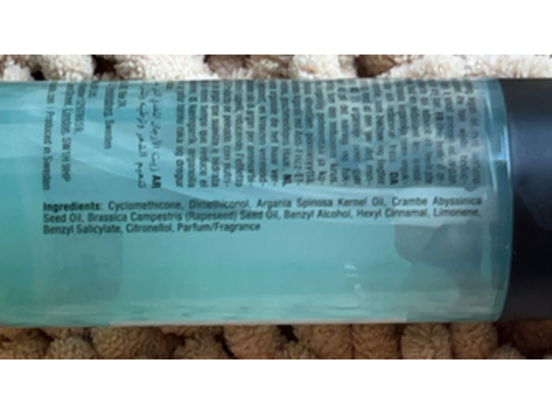 Maria Nila True Softening Oil, Argan Oil, 1.0 fl oz/ 30 mL