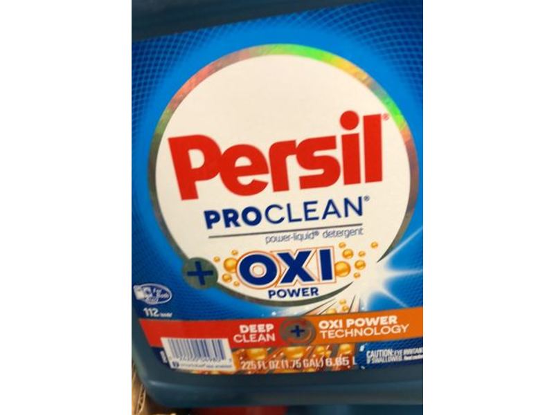 Persil Pro Clean + Oxi Power Liquid Detergent, 112 Loads, 225 fl oz/6.65 L