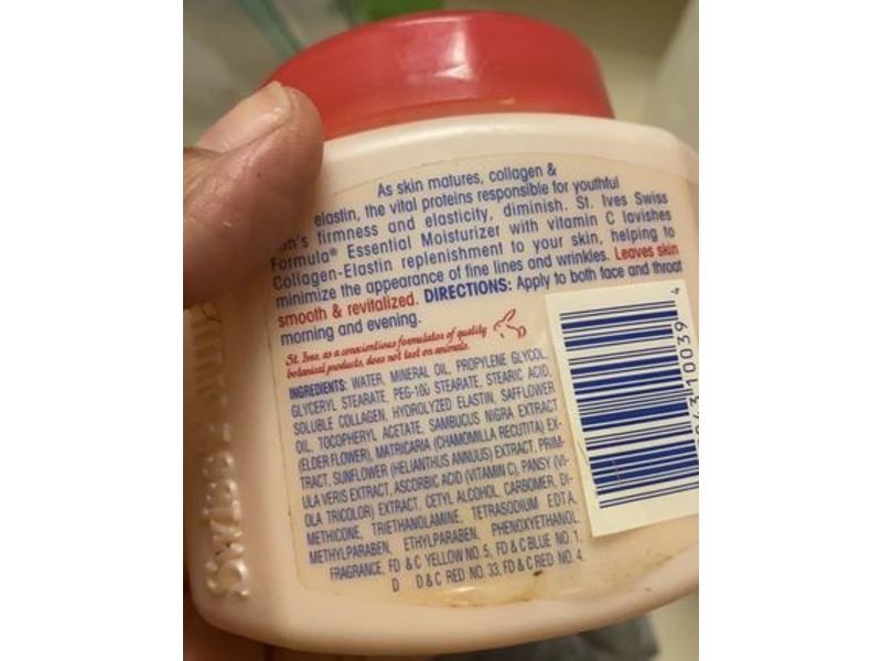 St. Ives Collagen-Elastin Essential Moisturizer, Vitamin C, 12 oz/340 g