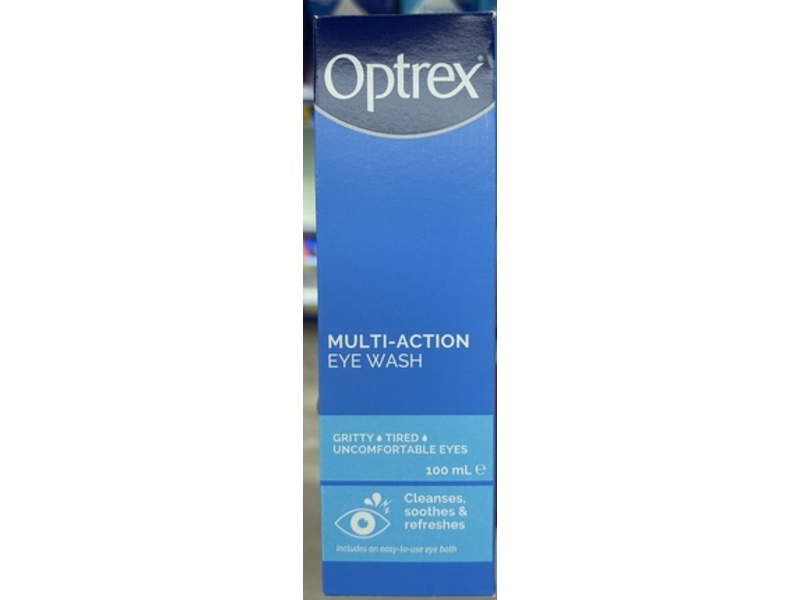 Optrex Multi Action Eye Wash, 100 mL