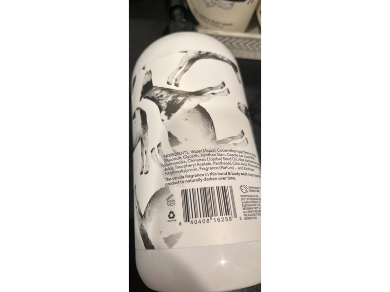 Beekman 1802 Goat Milk Hand & Body Wash, Vanilla Absolute, 24 fl oz/710 mL