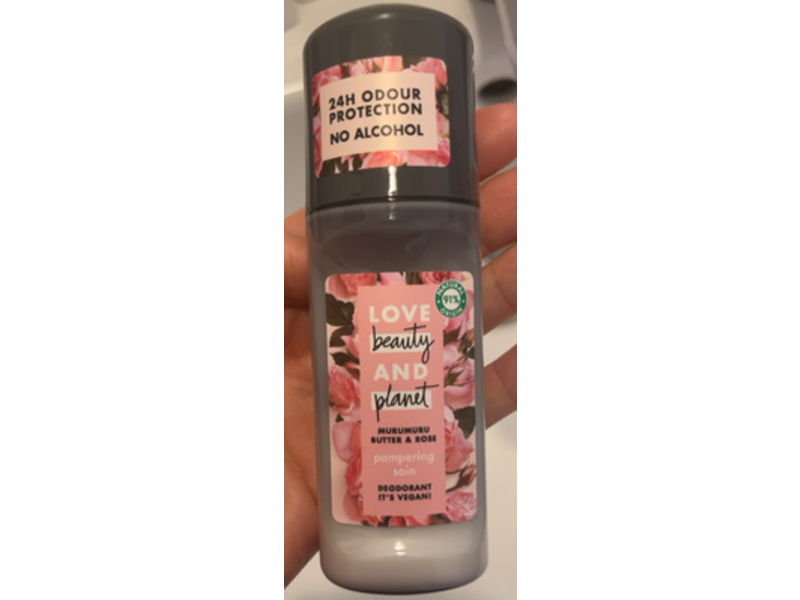 Love Beauty & Planet Deodorant Roll On ,Murumuru Butter & Rose, 50 mL