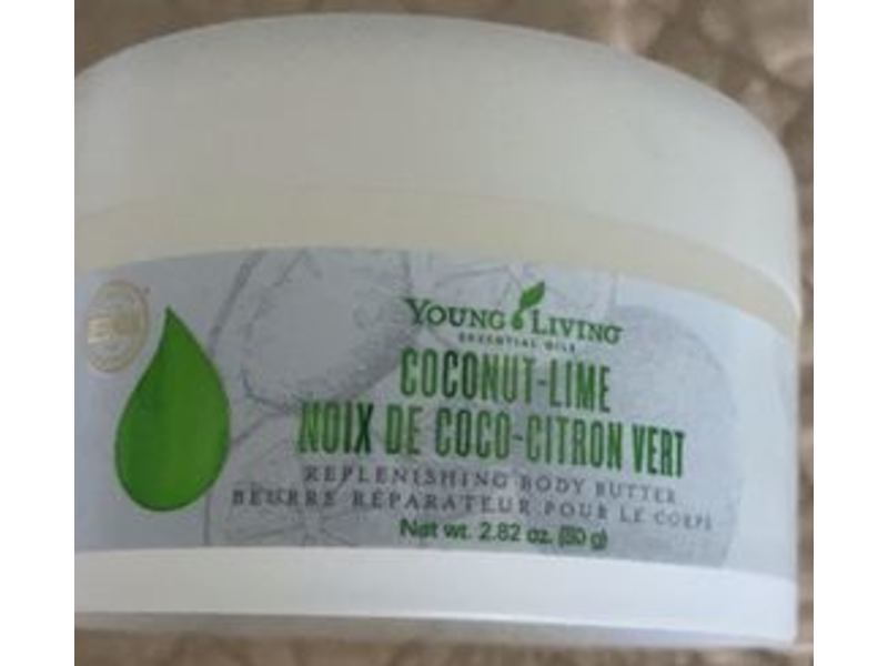 Young Living Replenishing Body Butter, Coconut-Lime, 2.82 oz/80 g