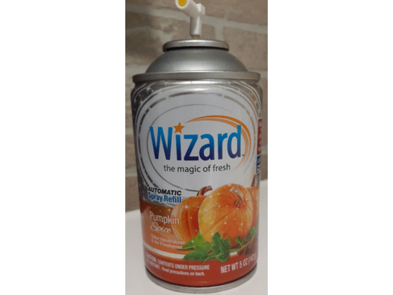 Wizard Automatic Spray Refill, Pumpkin Spice, 5 oz/142 g, Pack of 3