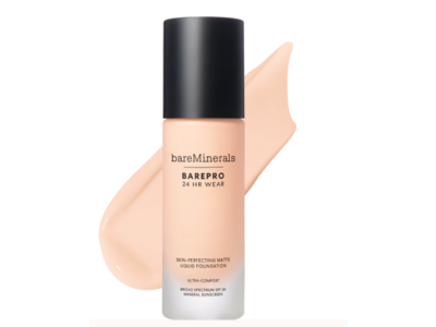 Bareminerals Barepro Skin Perfecting Matte Liquid Foundation, Fair 10 Neutral SPF 20 PA++, 1 fl oz/30 mL