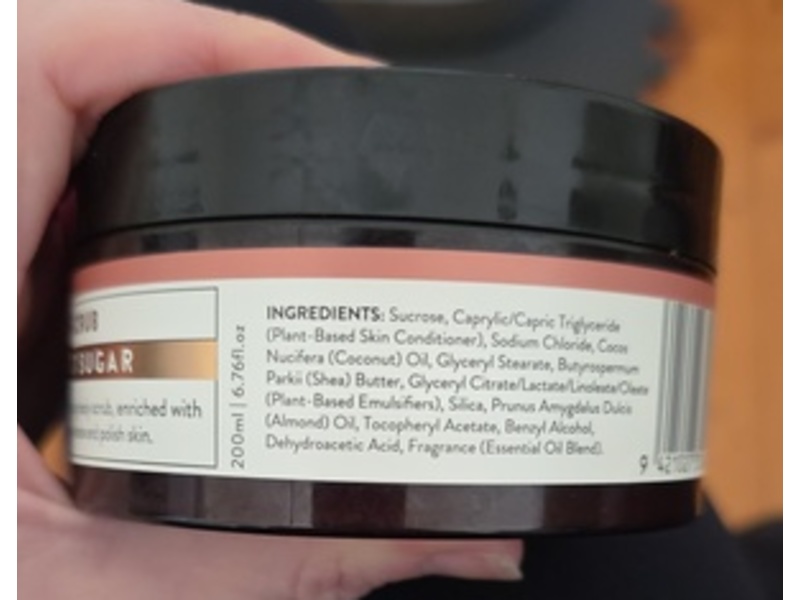 Glow Lab Body Scrub, Coconut Sugar, 6.76 fl oz/200 mL