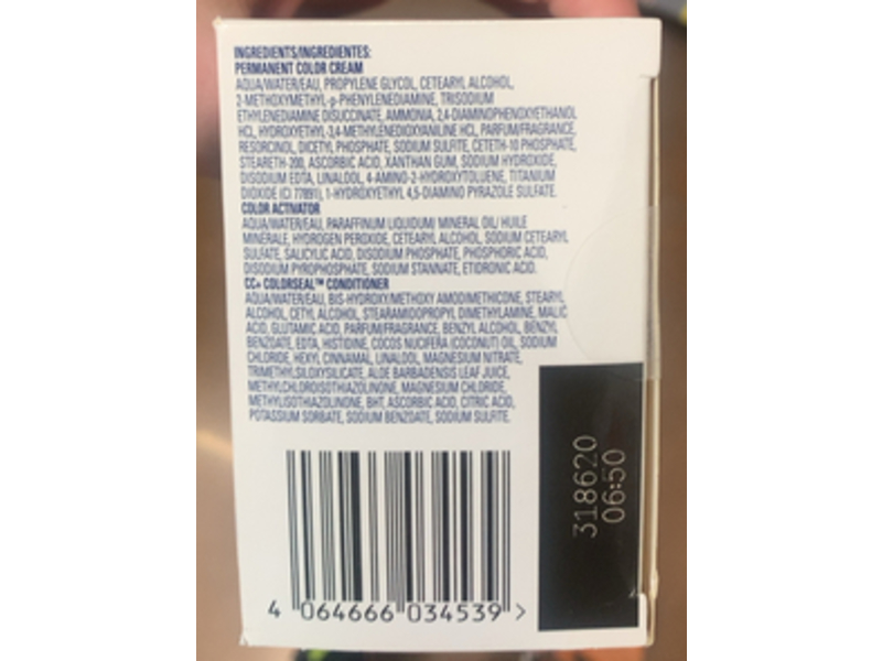 Clairol Nice'n Easy Permanent Natural Colour, 1 Blackest Black, Pack Of 1