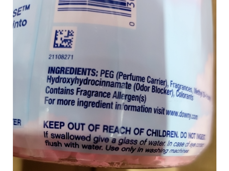 Downy In-Wash Odor Defense Scent Booster Beads, April Fresh, 39.9 oz/1.13 kg