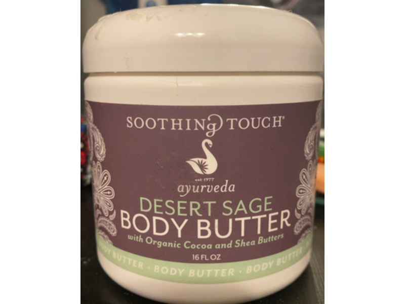 Soothing Touch Desert Sage Body Butter, Cocoa & Shea Butter, 16 oz/454 g