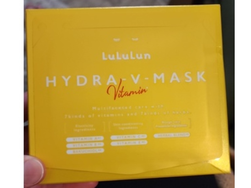 Lululun Hydra-V-Mask, Vitamin, 17.25 fl oz/28 510 mL, 28 Count