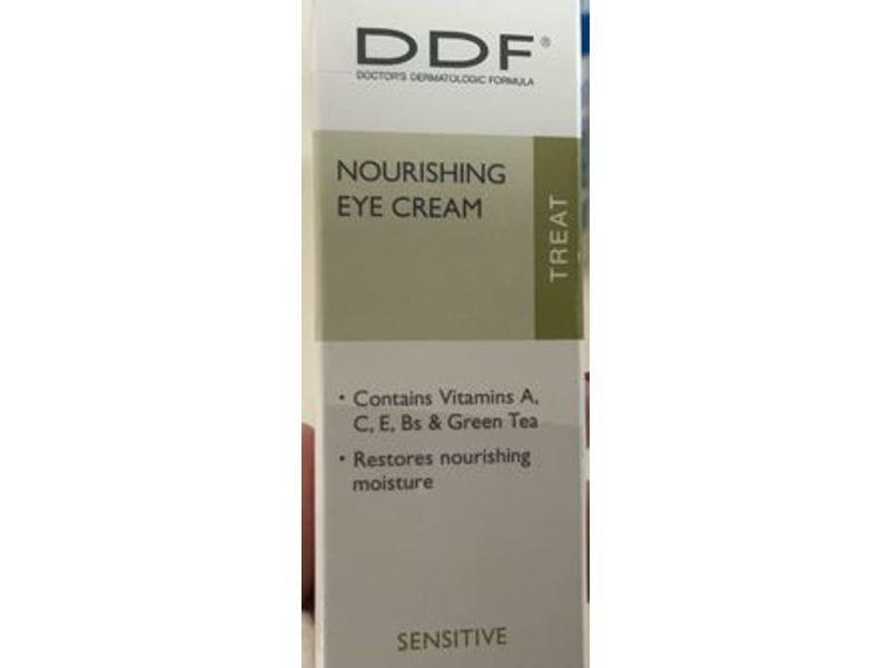 DDF Doctors Dermatologic Formula Nourishing Eye Cream, Treat, Sensitive, 0.5 oz