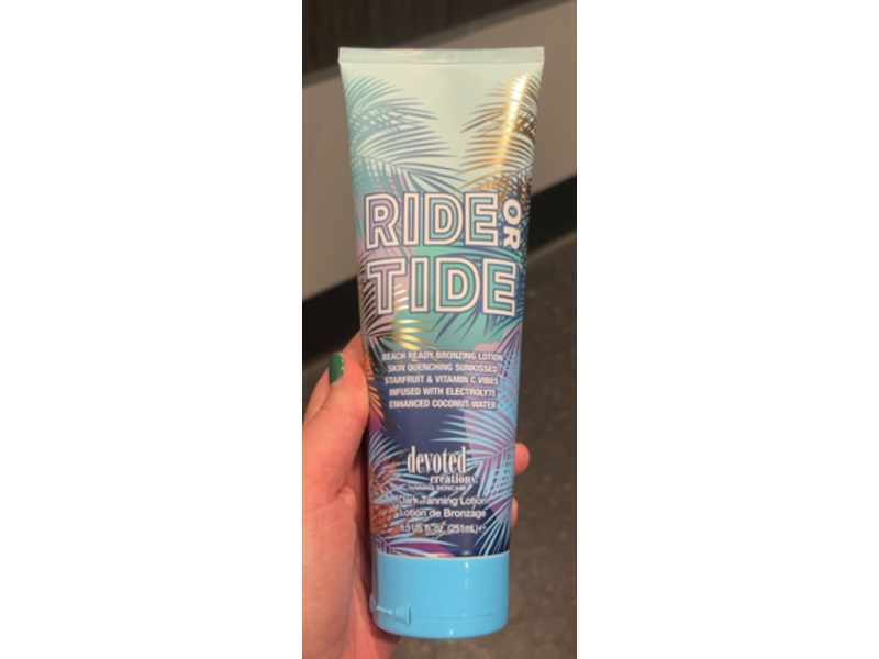 Devoted Creations Ride Or Tide Dark Tanning Lotion, 8.5 fl oz/251 mL