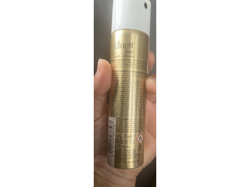 L'Oreal Paris Elnett Satin Extra Hold Hair Spray, 75 mL