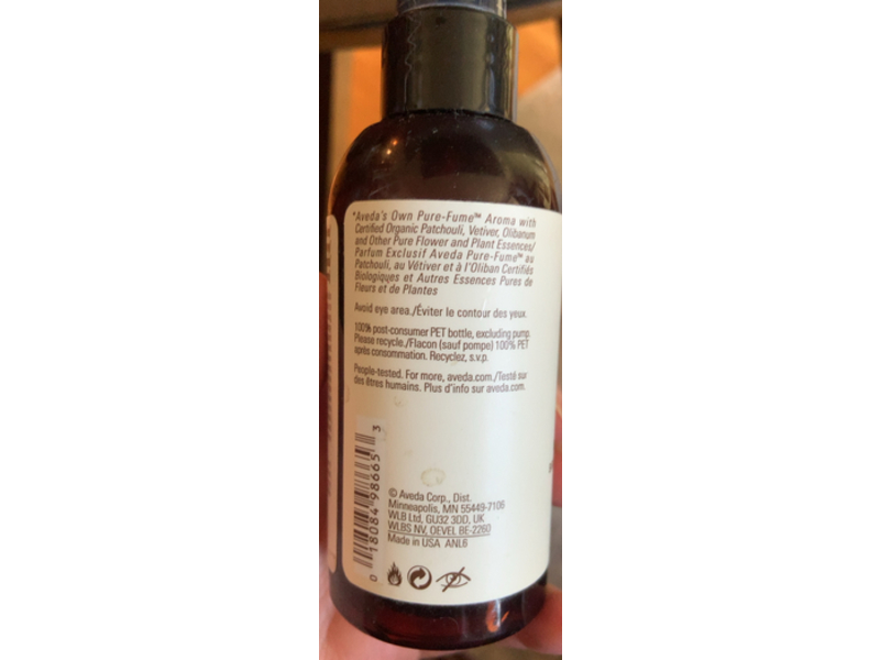 Aveda Chakra_1 Feel Grounded Balancing Pure-Fume Mist, 3.4 oz/100 mL