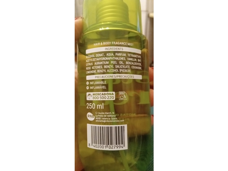 Deliplus Pistacho Cream Hair & Body Fragrance Mist, 250 mL