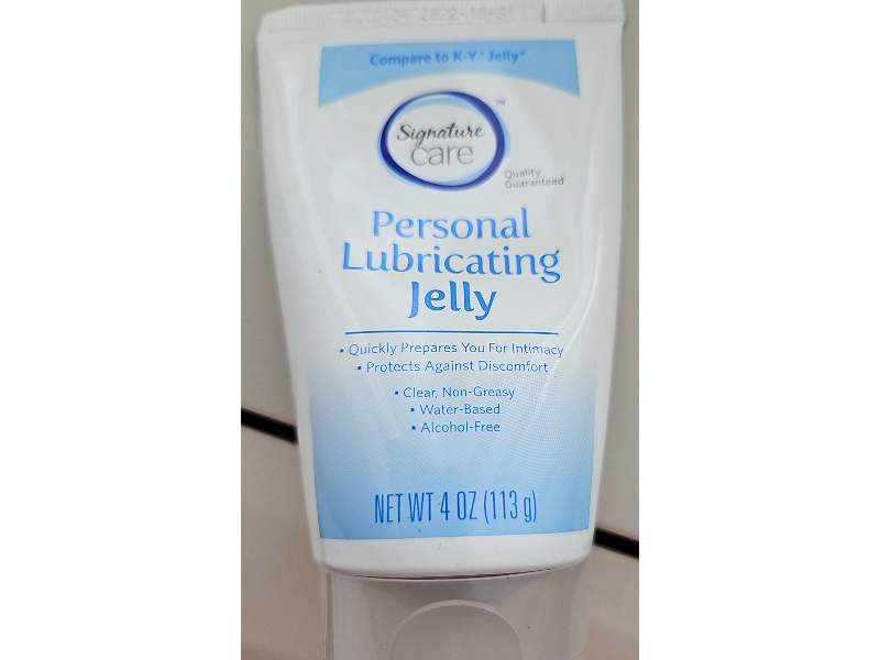 Signature Care Personal Lubricating Jelly, 4 oz/113 g