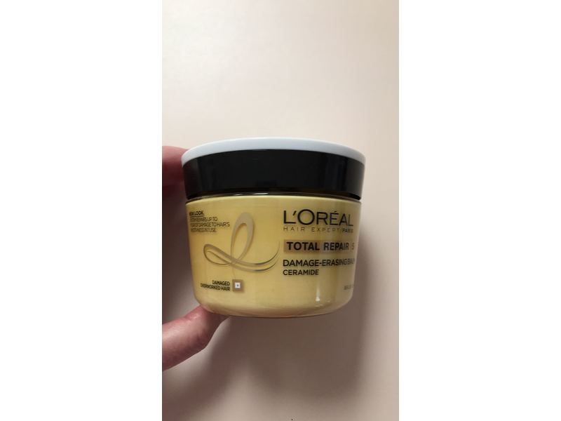L'Oreal Paris Total Repair 5 Damage-Erasing Balm, Ceramide, 8.5 fl oz