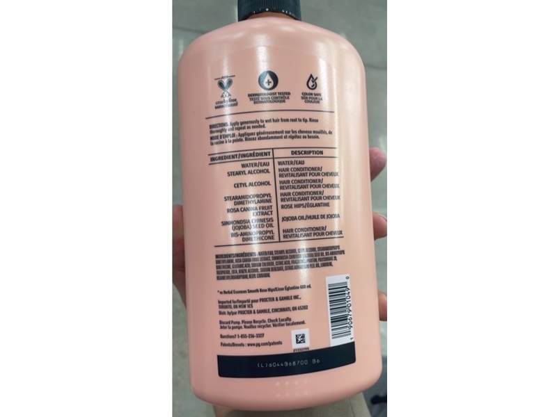 Herbal Essences Smoothing Conditioner, Rose Hips, 33.8 fl oz/1 L