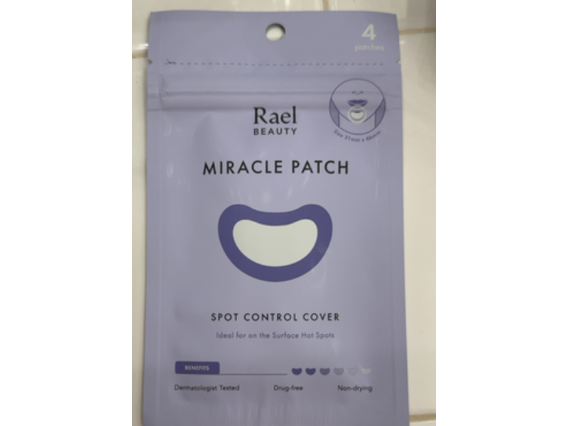 Rael Beauty Miracle Patch Spot Control Cover, 4 Count