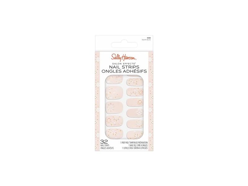Sally Hansen Salon Effects Nail Strips, Starlit Burst, 32 Count