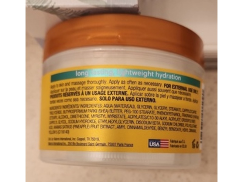 Tree Hut Pineapple Whipped Shea Body Butter, 8.4 fl oz/240 g