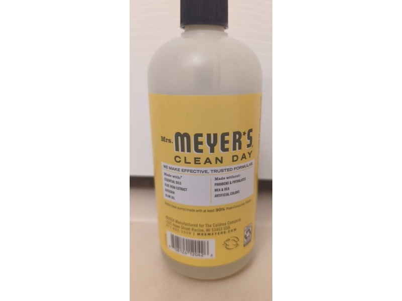Mrs. Meyer's Clean Day Hand Soap, Dandelion Scent, 16 fl oz/473 mL
