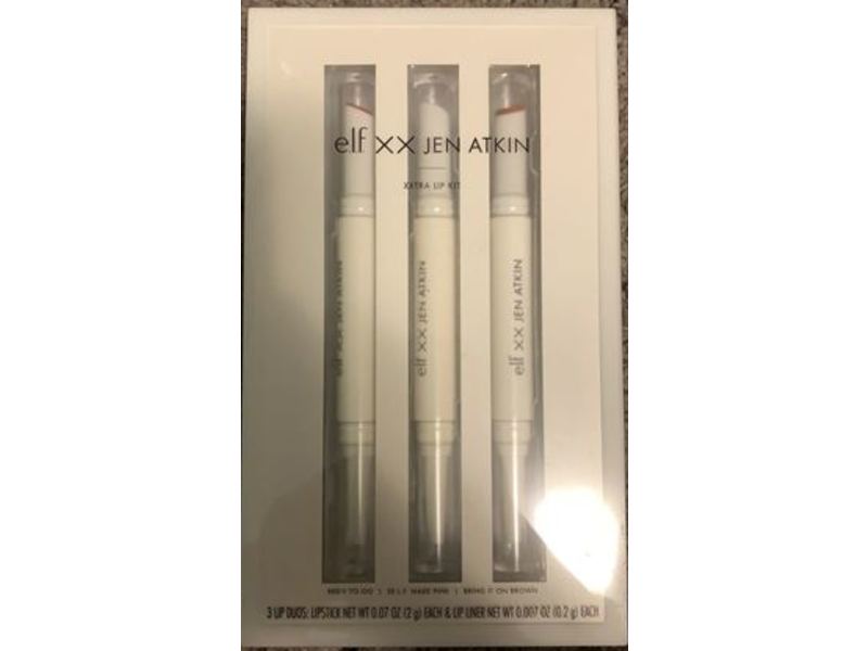 e.l.f Cosmetics Jen Atkin Xxtra Lip Kit, 0.007 oz/0.2 g