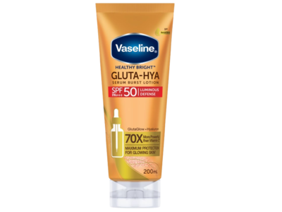 Vaseline Healthy Bright Gluta-Hya Serum Burst Lotion, SPF 50 PA+++, 200 mL