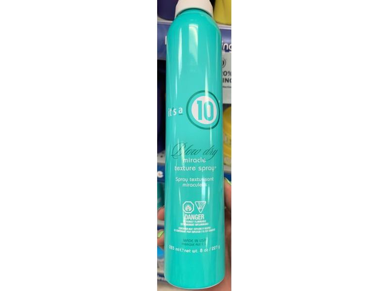 Its A 10 Blow Dry Miracle Texture Spray, 8 oz/227 g