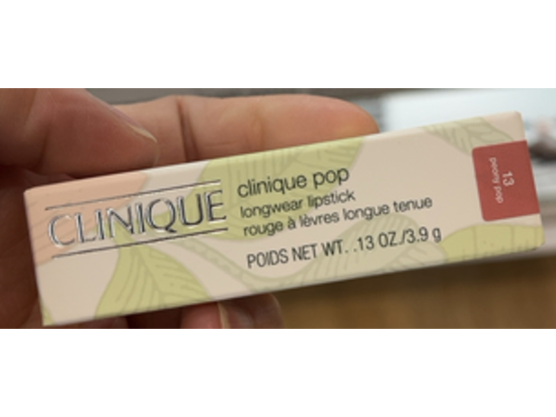 Clinique Pop Longwear Lipstick, 13 Peony Pop, 13 oz/3.9 g