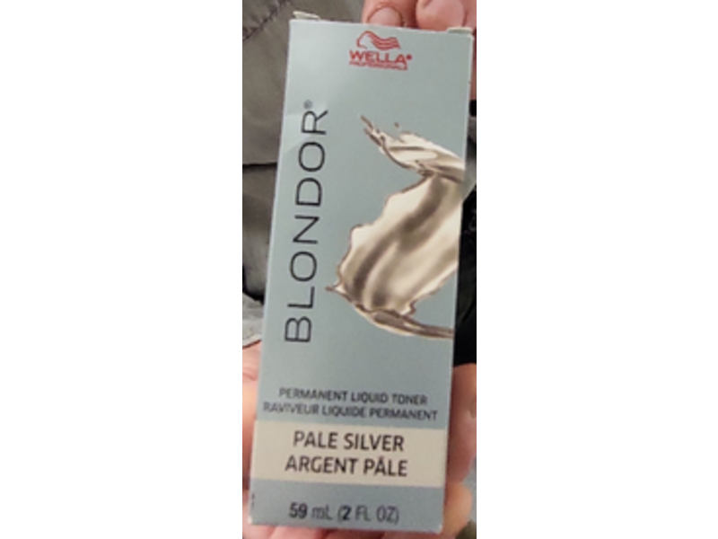 Wella Blondor Permanent Liquid Toner, Pale Silver, 2 fl oz/59 mL
