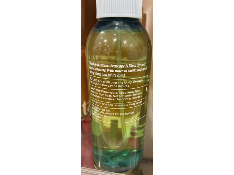Saltair Fine Fragrance Body Mist, Seascape, 8.0 fl oz/236 mL, Pack Of 2