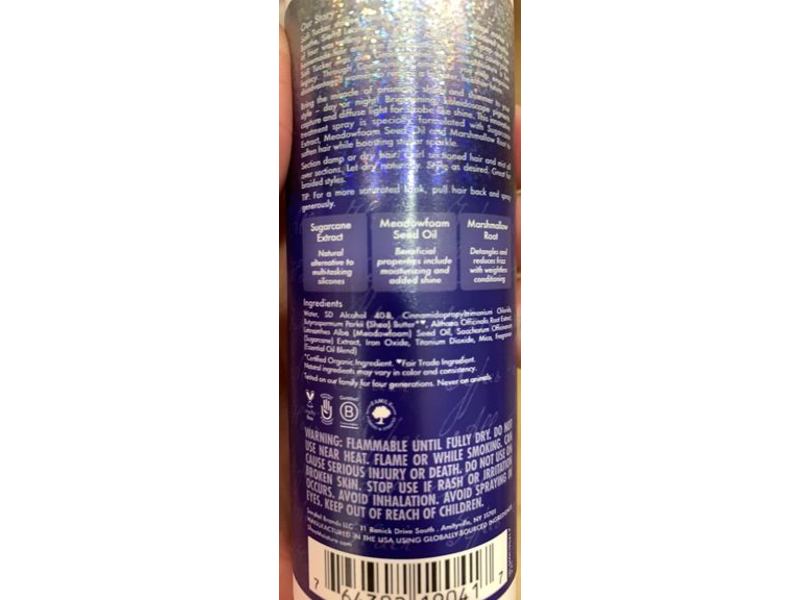 SheaMoisture Miracle Strobe Shine Spray, Sugarcane Extract & Meadowfoam Seed, 4 fl oz/118 mL