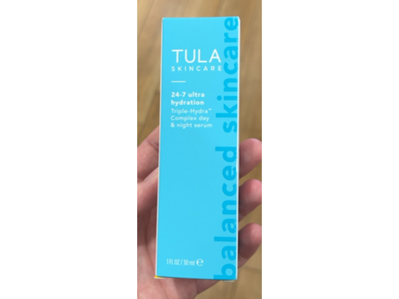 Tula Skin Care Triple Hydra Complex Day & Night Serum, 1 fl oz/30 mL