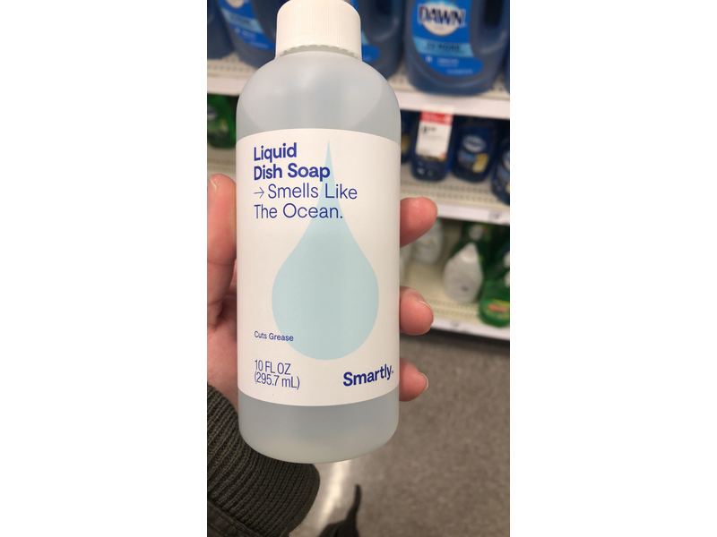 Smartly Liquid Dish Soap, Smells Like The Ocean, 10 fl oz