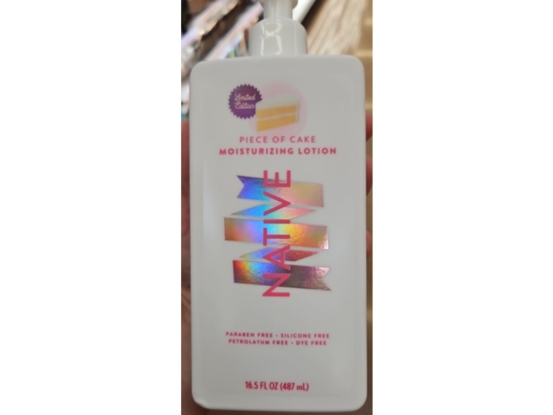 Native Moisturizing Lotion, Piece of Cake, 16.5 fl oz/487 mL
