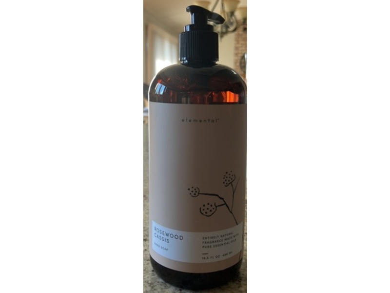 Elemental Hand Soap, Rosewood Cassis, 16.5 fl oz/488 mL