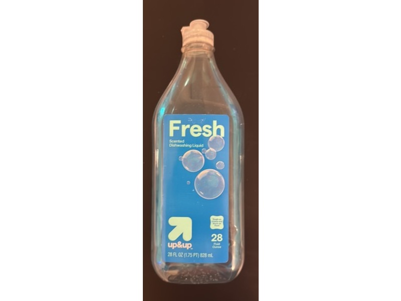 Up & Up Dishwashing Liquid, Fresh, 28 fl oz/828 mL