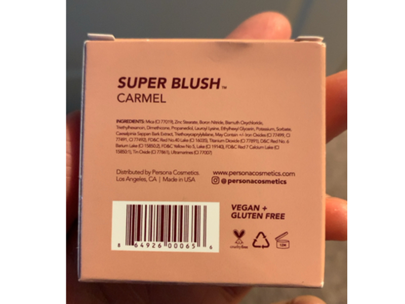 Persona Super Blush, Carmel, 0.18 oz/5.0 g