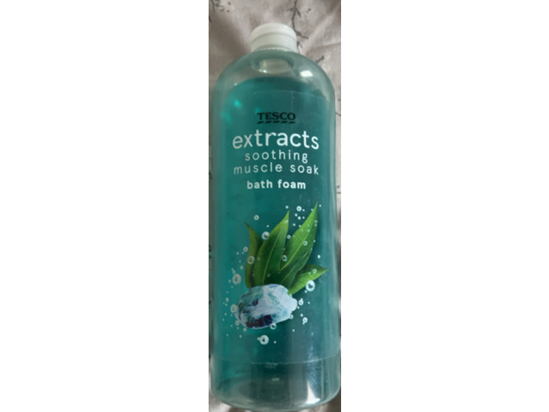Tesco Extracts Soothing Muscle Soak Bath Foam, 1 L