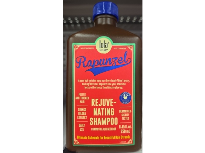 Lola Rejuvenating Shampoo, Rapunzel, 8.45 fl oz/250 mL