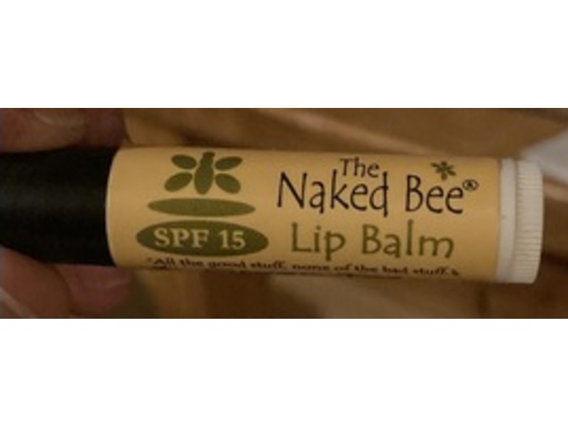 The Naked Bee Lip Balm, SPF 15, Green Tea, 0.15 oz