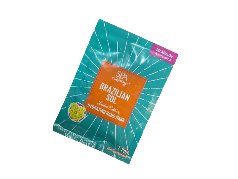 SPA Luxury Brazilian Sol Hydrating Hand Mask, 1 Pair