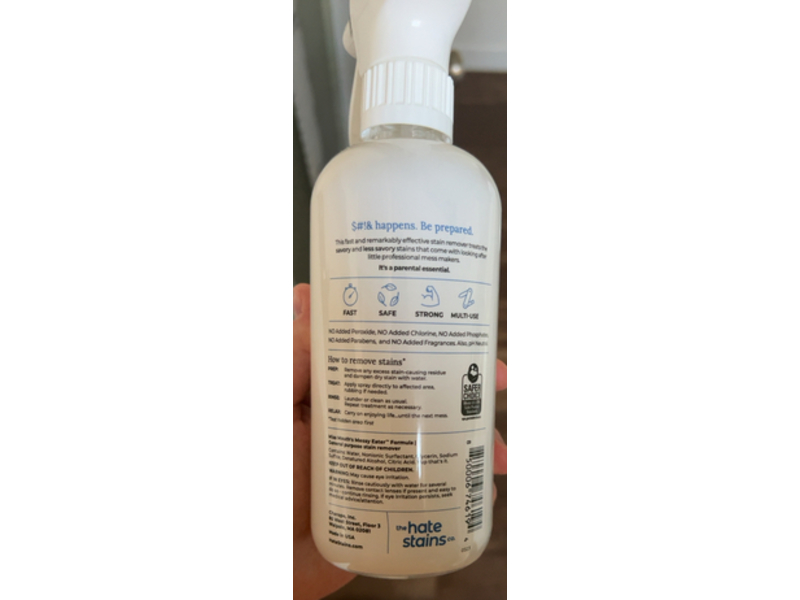Hate Stains Co. Miss Mouth's Messy Eater Stain Remover, 16 fl oz/473 mL